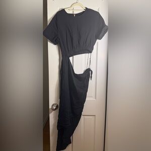 Free People Black Asymmetrical Dress